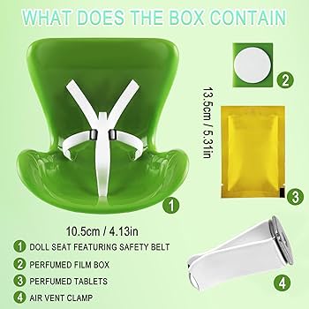 Amazon.com: Car Seat for Dolls 10-17cm Have a Seat Car Air